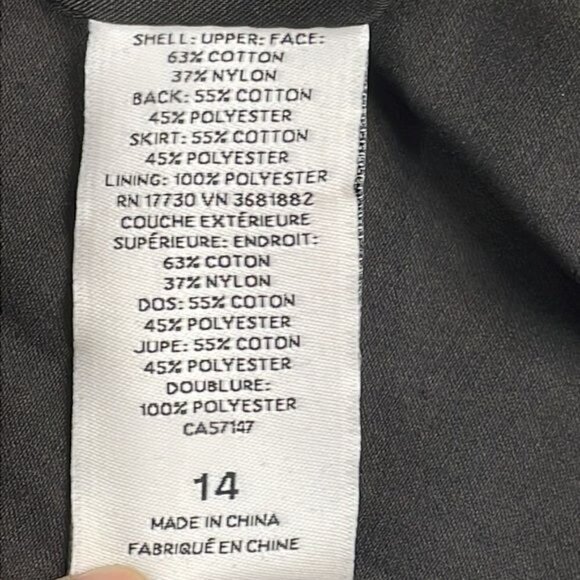 Kate Young for Target Colorblock Peplum Cocktail Party Dress Lace Satin Blue 14 - Picture 14 of 14